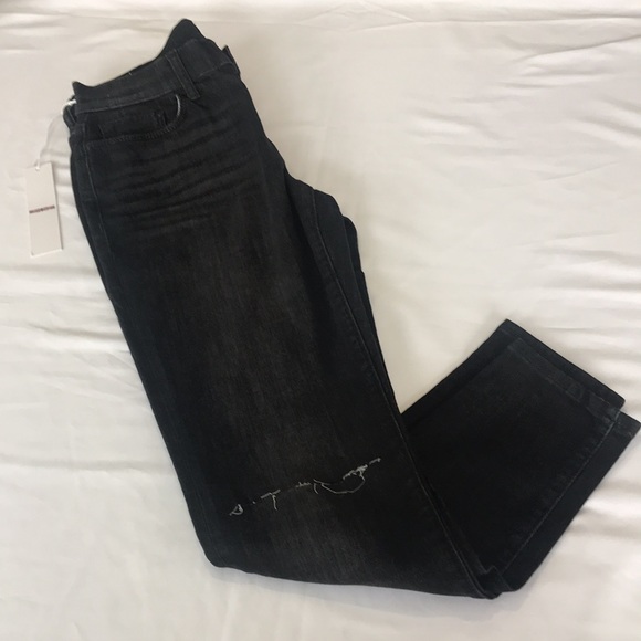 Hudson Natalie Midrise Super Skinny Ankle Jeans in Cora/ Washed Black - Picture 7 of 12